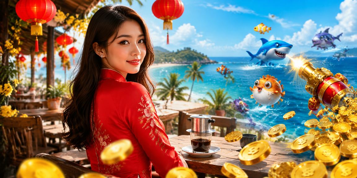 Người chơi game tại quán cà phê Hà Nội thư giãn với bắn cá và game trực tuyến